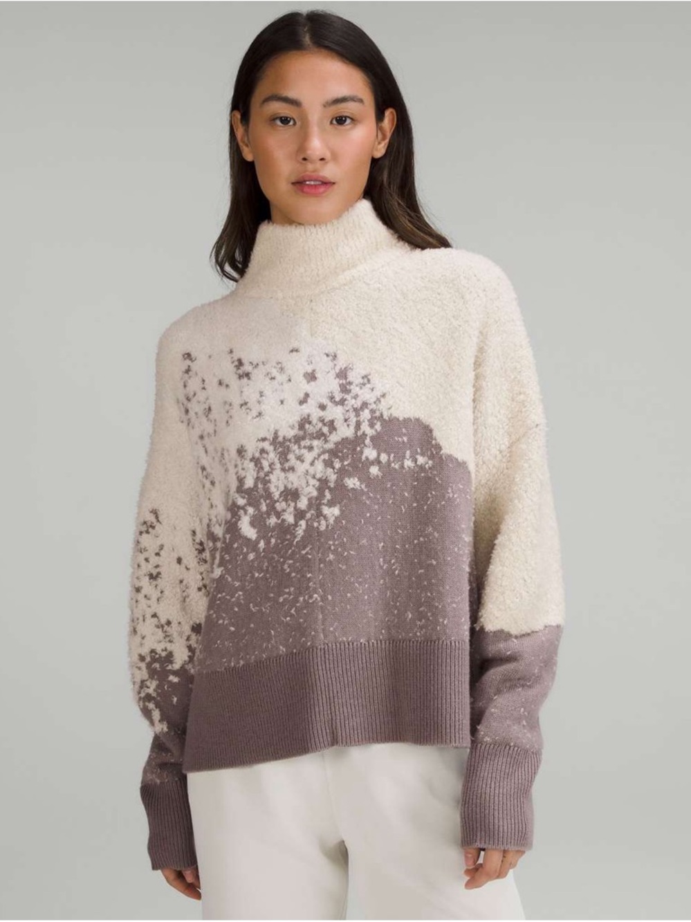 Lululemon Ombre Knit Textured Turtleneck | Size 2 - Picture 1 of 7